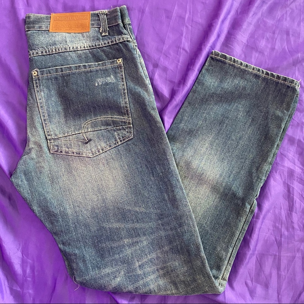 Men’s Parish Nation Dark Stone Wash Jeans
